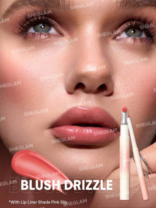 رژ لب حجم دهنده بولد بوستر شیگلم رنگ Blush Drizzle - تصویر 3