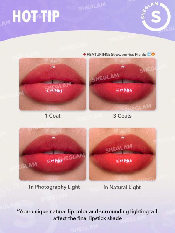 رژ لب حجم دهنده بولد بوستر شیگلم رنگ Blush Drizzle - تصویر 4