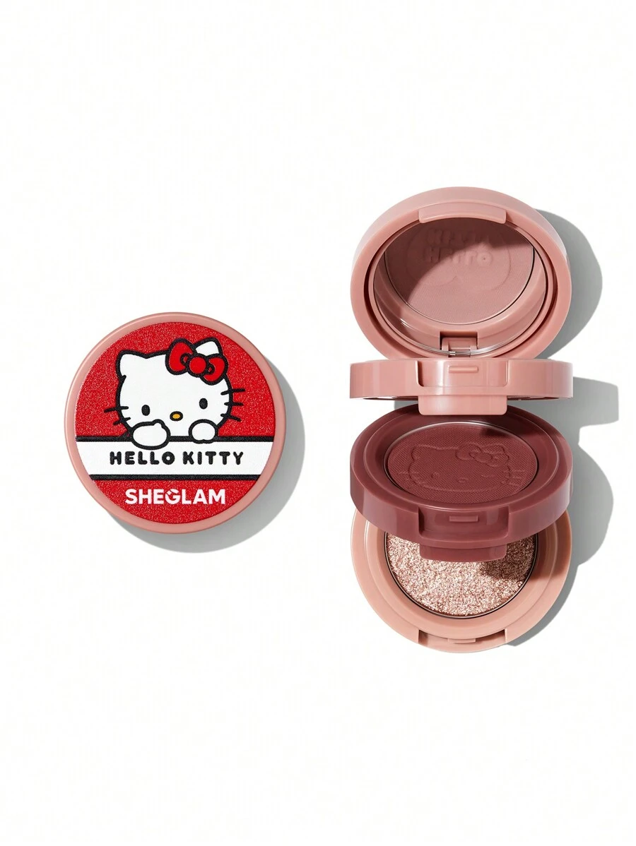 SHEGLAM Darling Dear Shadow Stack-Sweetheart پالت سایه سه طبقه هلو کیتی شیگلم رنگ Sweetheart - تصویر 1