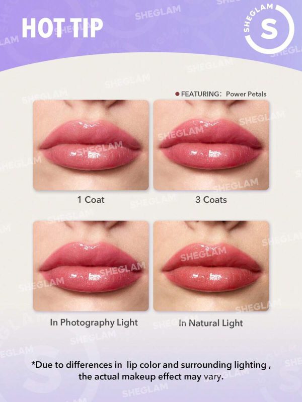 لیپ گلاس شیگلم رنگ Freesia - تصویر 4