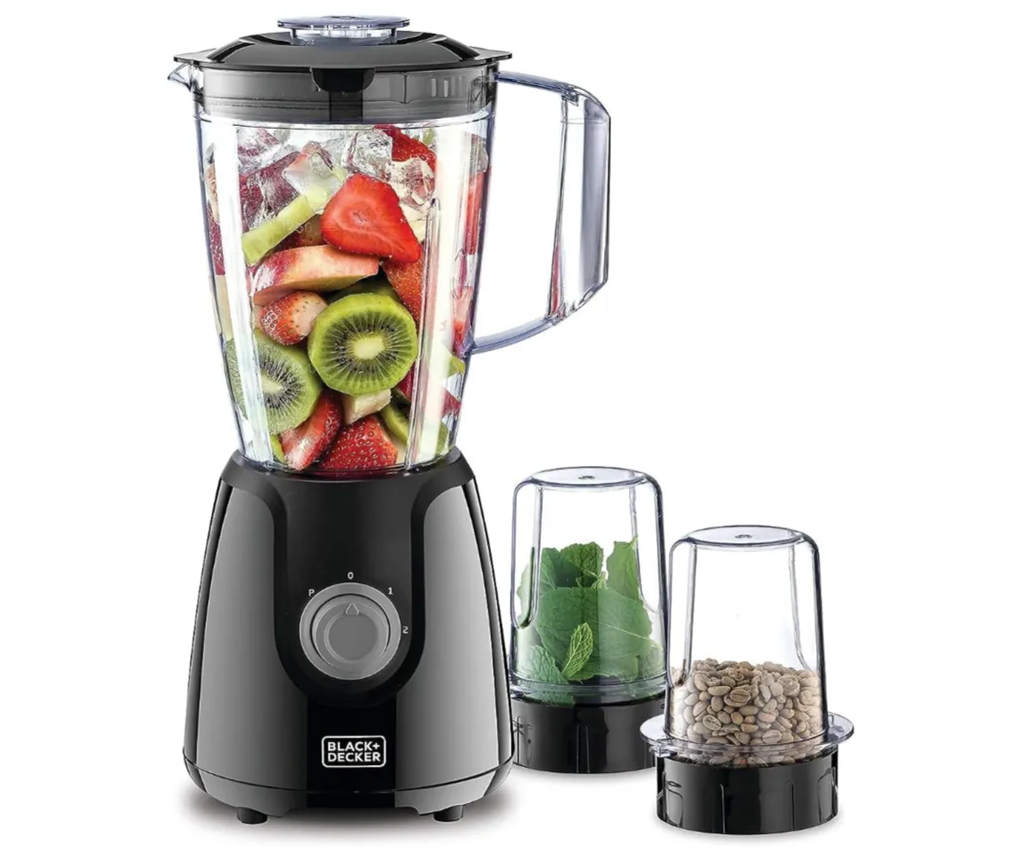 GC400-B5 خردکن بلک اند دکر مدل GC400-B5 با کاسه شیشهای 1.2 لیتری و توان 400 وات - تصویر 1